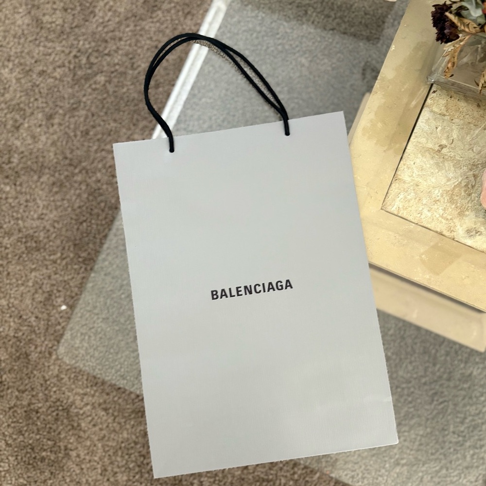 Balenciaga Gray Shopping Bag